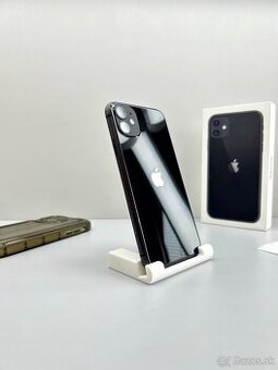 iPhone 11 BLACK NOVÁ BATÉRIA 100% + PRÍSLUŠENSTVO