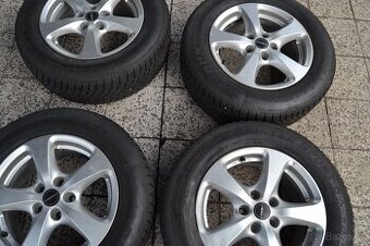 Borbet hliníkové disky R16 a zimné gumy 205/55 R16 Dunlop