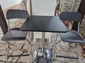 Barový stôl + 2 stoličky