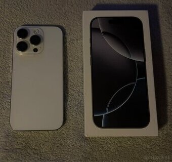 iPhone 16 Pro, White Titanium 256GB