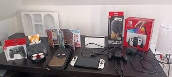 Nintendo Switch OLED + 5 hier a príslušenstvo