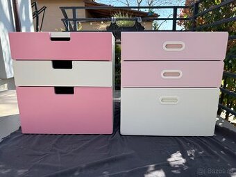 IKEA komody, skriňa a rastúci stôl