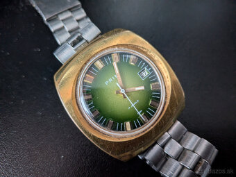 P R I M pánske pozlátené hodinky