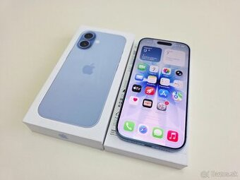 APPLE IPHONE 17 256GB MIST BLUE ,BATERKA 100%,ZÁRUKA