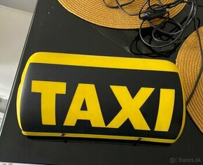 Taxi transparent žltý