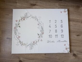 CEBA Podložka míľniková na fotenie (92×72) Basic Summer Flow