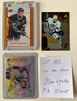 Hokejové kartičky - LOT WAYNE GRETZKY.