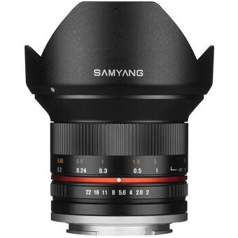 Predám SAMYANG 12 mm f/2 NCS CS pre Fujifilm X čierny
