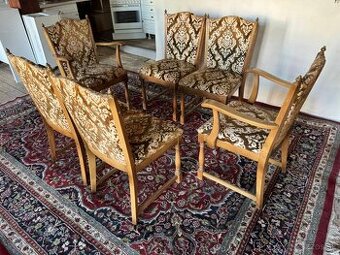 Set dubových jídelních židlí, 4901