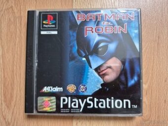 Predám hru na PS1 Batman & Robin