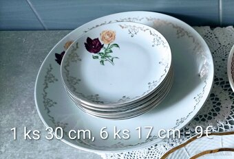 Porcelán- koláčový set