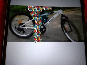 Bicykel RockRider biely +darcek