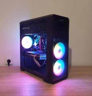 Herný PC RX 6600 XT 8GB, i5 9400f, 16GB, SSD, HDD