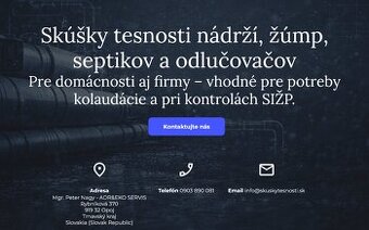 Skúšky tesnosti žúmp, nádrží a záchytných vaní - 1