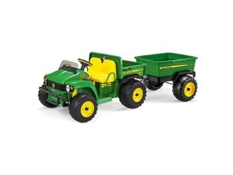Elektrické autíčko - traktor s návesom John Deere - 1