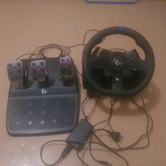 Predám: Logitech G923 TRUEFORCE – volant + pedále (PC / konz