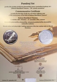 2017/10€ Božena Slančíková Timrava - PL