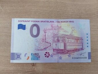 0 euro bankovky DPB