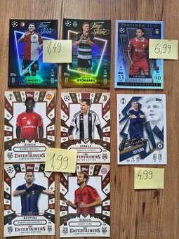 Predám futbalové kartičky