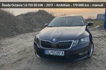 Škoda Octavia 1.6 TDI 2017 Ambition