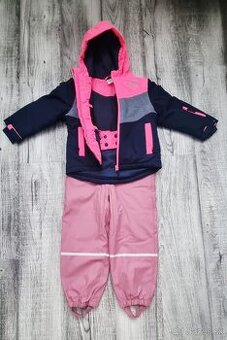 Bunda lyžiarska a zateplené oteplovačky veľkosť 110-116