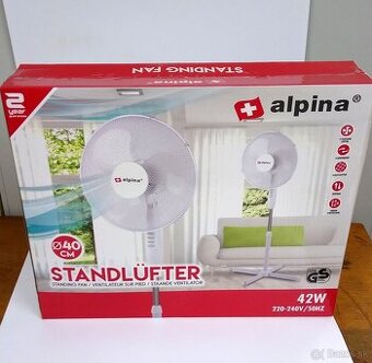 Nový ventilátor Alpina  40W