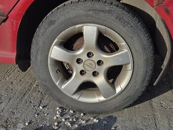 Hliníkové disky 5x100 + letné pneu 165/70r14