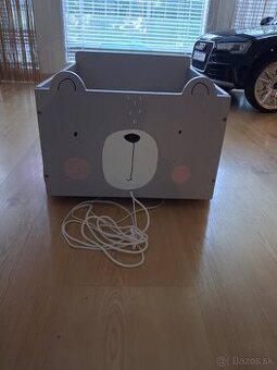 Dreveny vozik na hracky