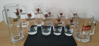 KRČAHY a POHÁRE na pivo Zlatý bažant / Šariš