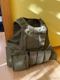 Pronett XJ4647 Vojenská taktická vesta zelená