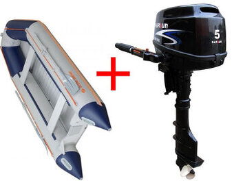 Kolibri KM-300D + motor Parsun 5hp