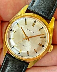 Československé Retro Vintage hodinky PRIM Elegant 70. roky