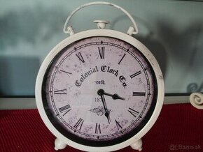 kovove vintage hodiny, priemer 25cm
