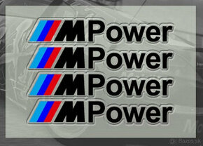 sada nálepiek BMW M Power na kľučky - 1