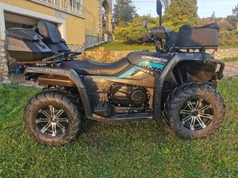 CFmoto 520l long 1000km kufor 2 x prilby tazne 25,5kw 495cm3