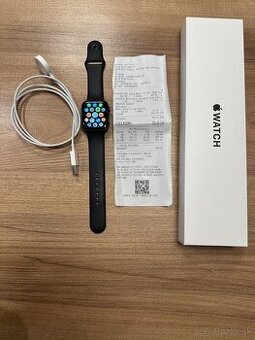Apple watch SE 44 mm space gray alu black sportband