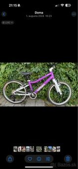 Predám detsky bicykel WOOM 4