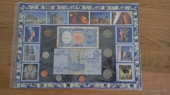 Mince a bankovky z Egypta