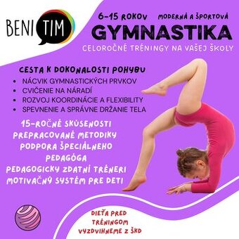 Tréner/ka športovej gymnastiky na šk.rok 2025/26