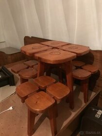 Set stolík a stoličky