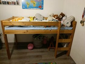 Detská vyvýšená posteľ