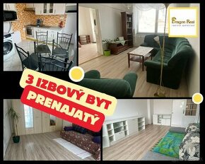 PRENAJATÉ - 3 izbový byt - Prešov