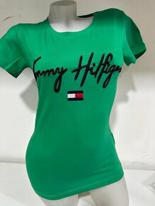 Zelené tričko Tommy Hilfiger
