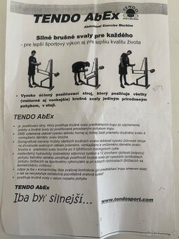Posilňovací stroj na brušné svaly