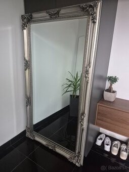 Dizajnove strieborne zrkadlo 180x100