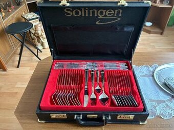 SOLINGEN pozlátená jedálenská súprava - 1