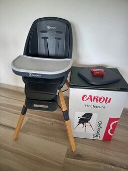 Jedálenská stolička CAROU 360° Grey