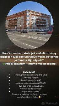 nepriechodná izba v byte na Račianskom mýte