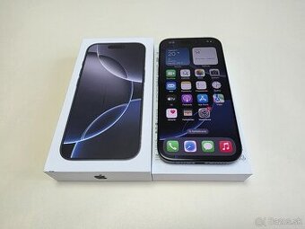 APPLE IPHONE 16 PRO 128GB TITANIUM BLACK TOP STAV