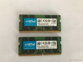 CRUCIAL 2x16GB DDR4-3200MHZ.